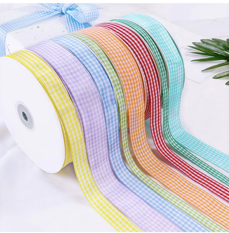 3cm格子丝带