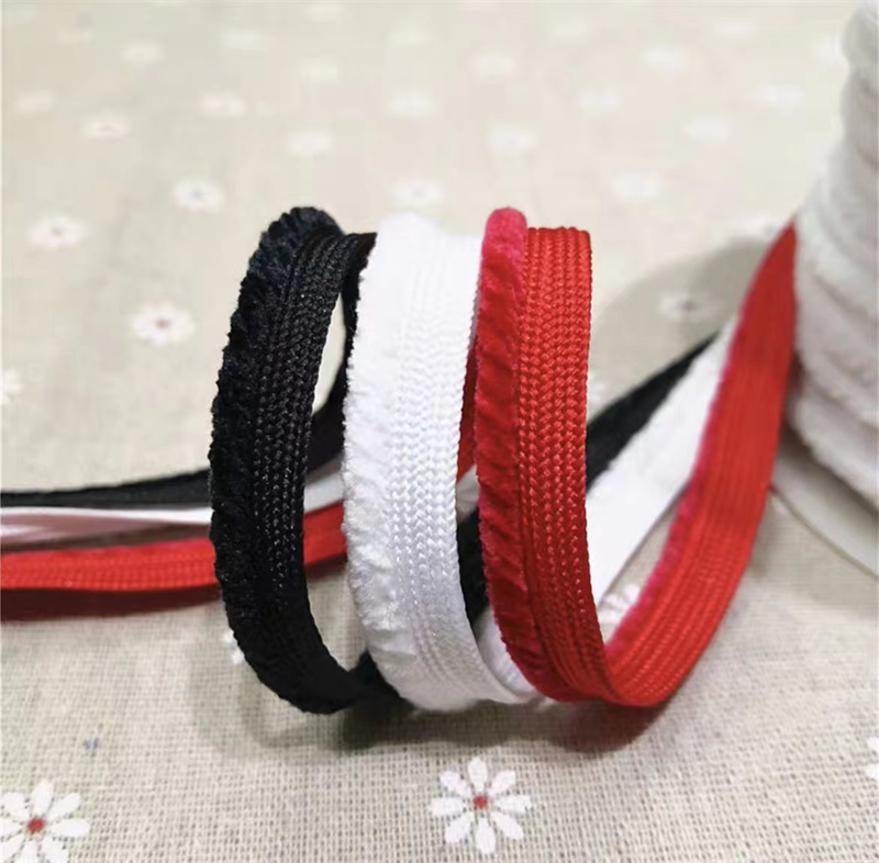 1cm cotton chenille woven tape