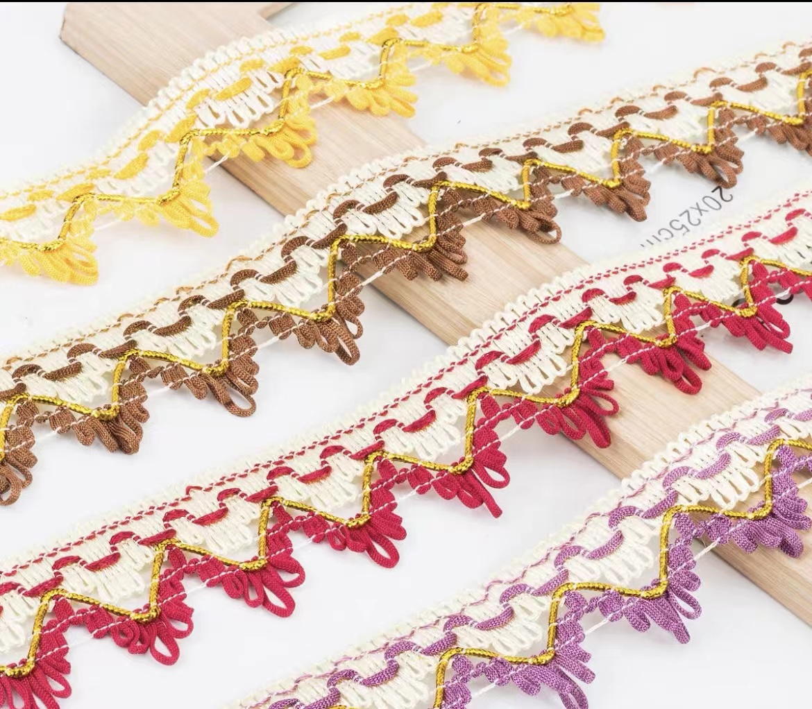 4.5cm三角花边带