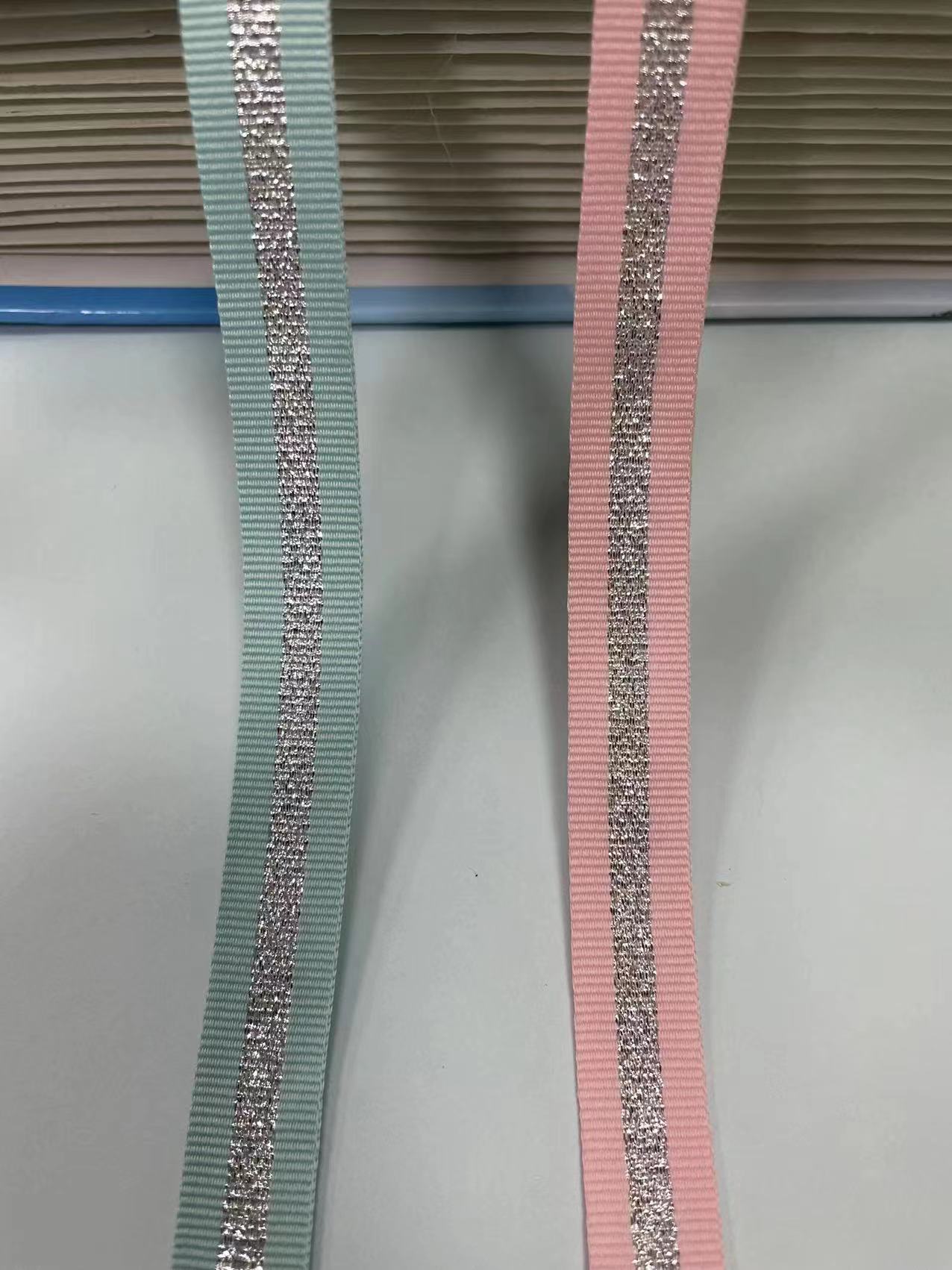 0.3cm polyester silver onion plain belt